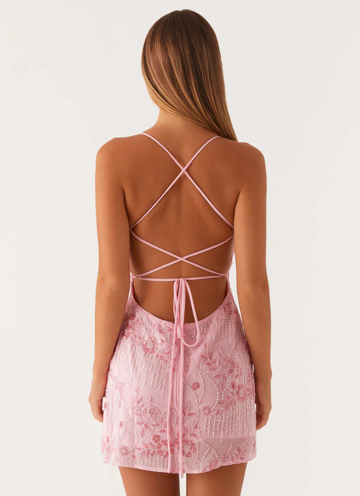 Mandy | Backless Sequin Dress
