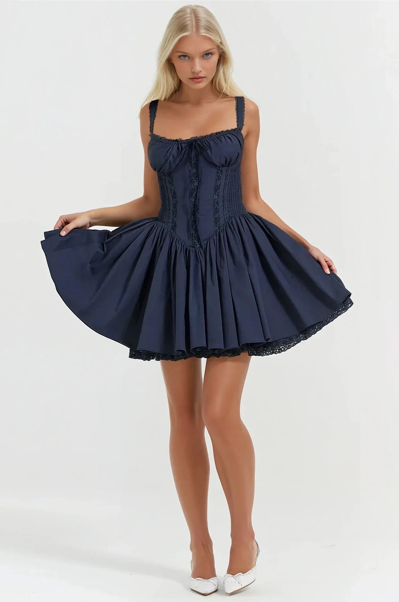Syra | Short Corset Lace Dress