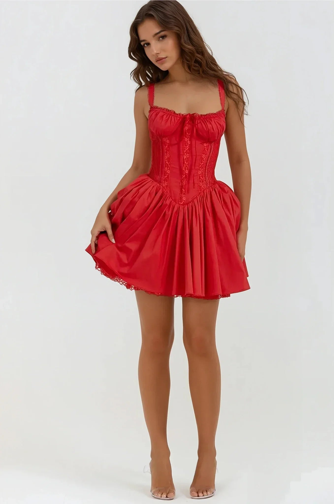Syra | Short Corset Lace Dress