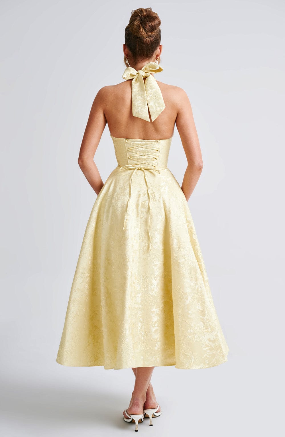 Ara | Halter Neck Midi Dress