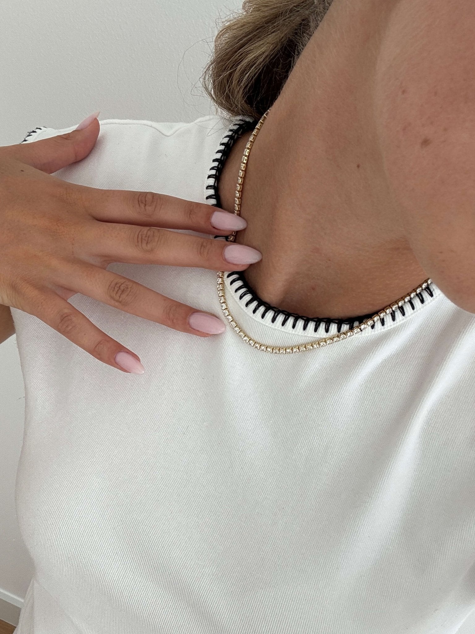 LYRA | Tennis Choker Necklace