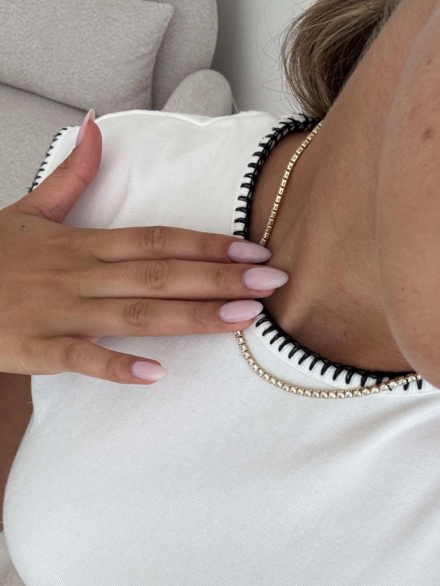 LYRA | Tennis Choker Necklace