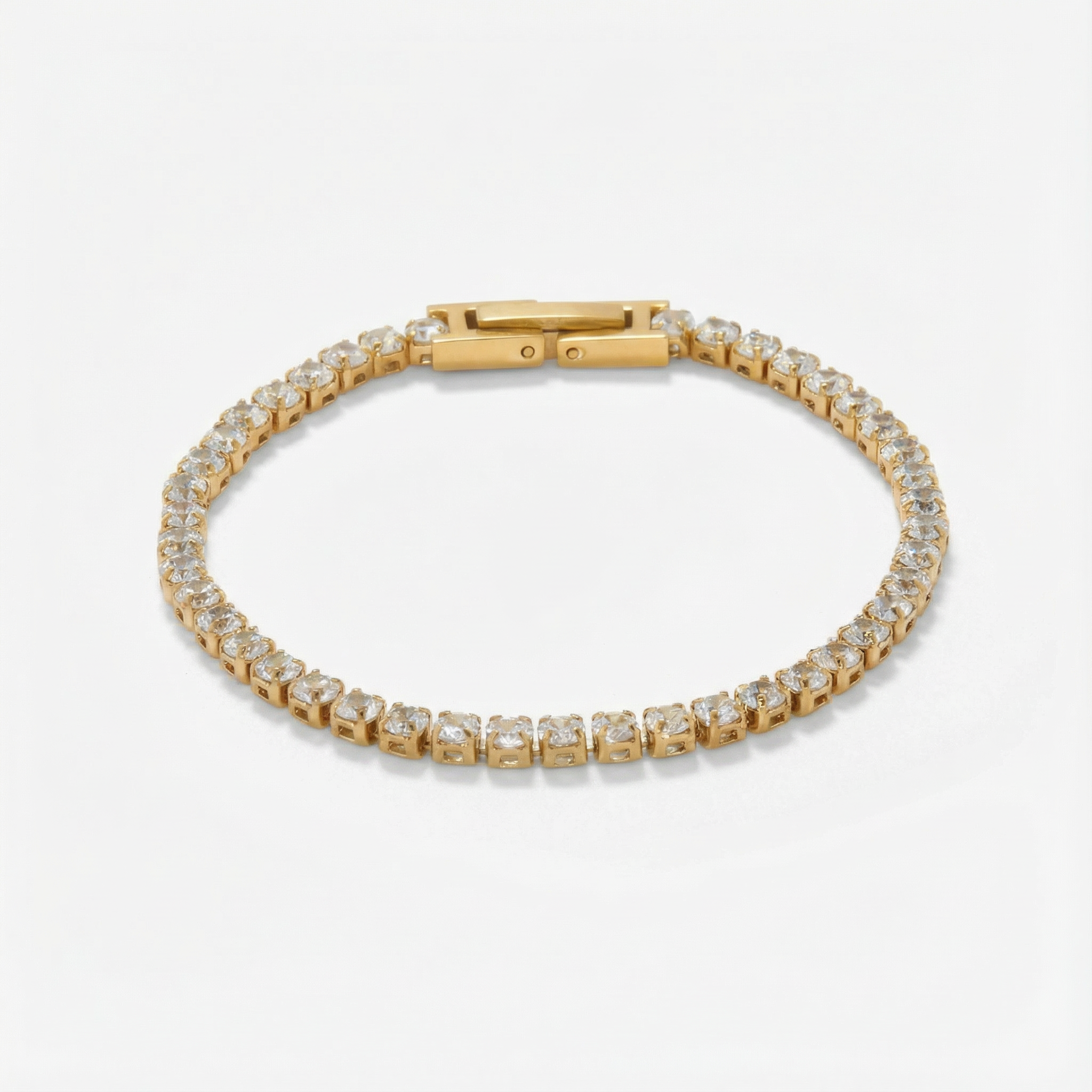 VALENTINE | Sculpted Tennis Bracelet