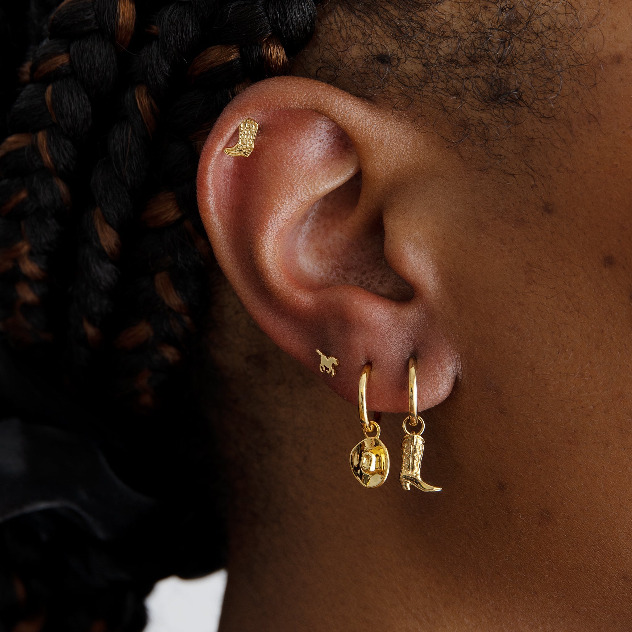 BOOT | Huggie Earrings