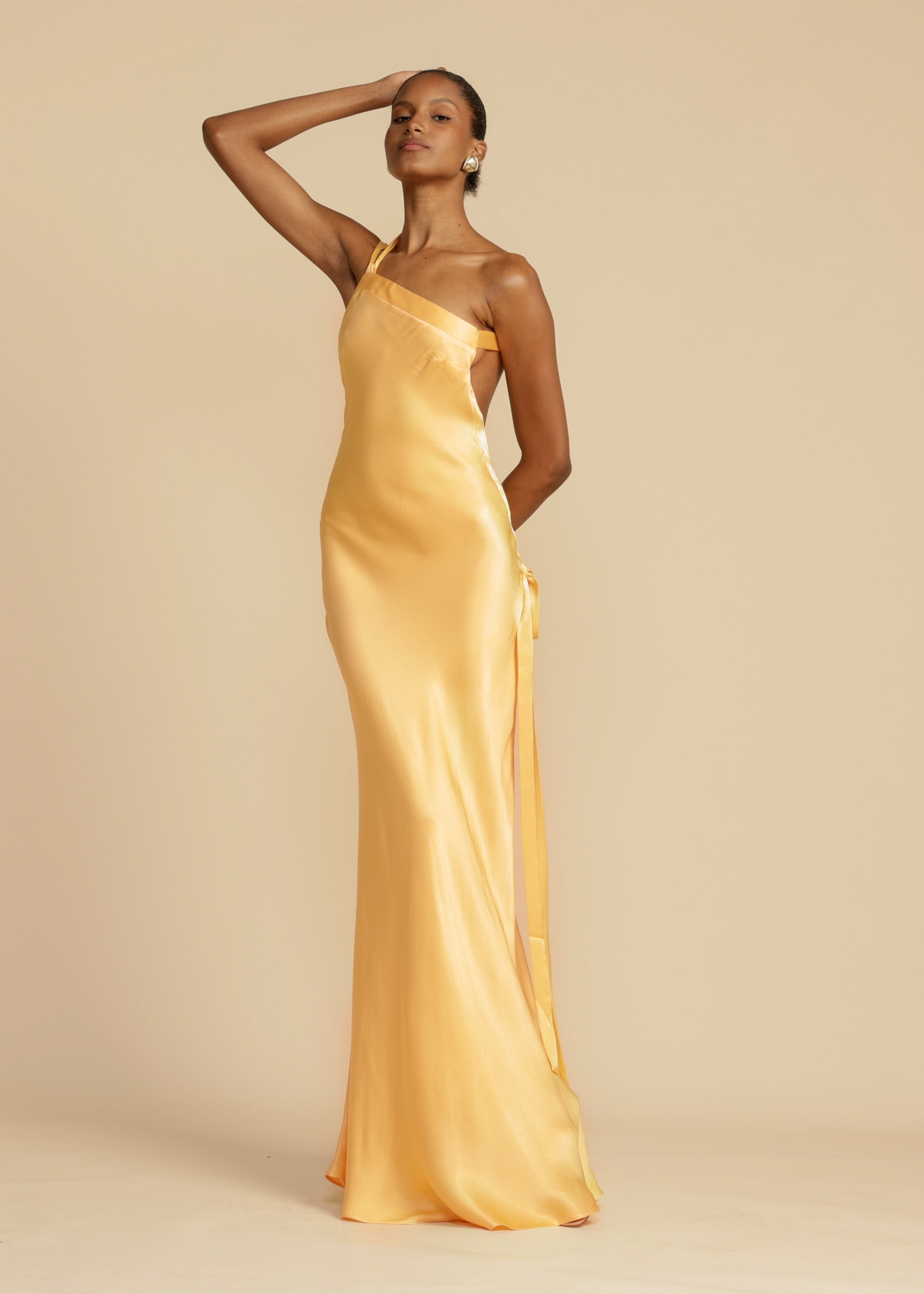 Naya | One-Shoulder Silk Dress