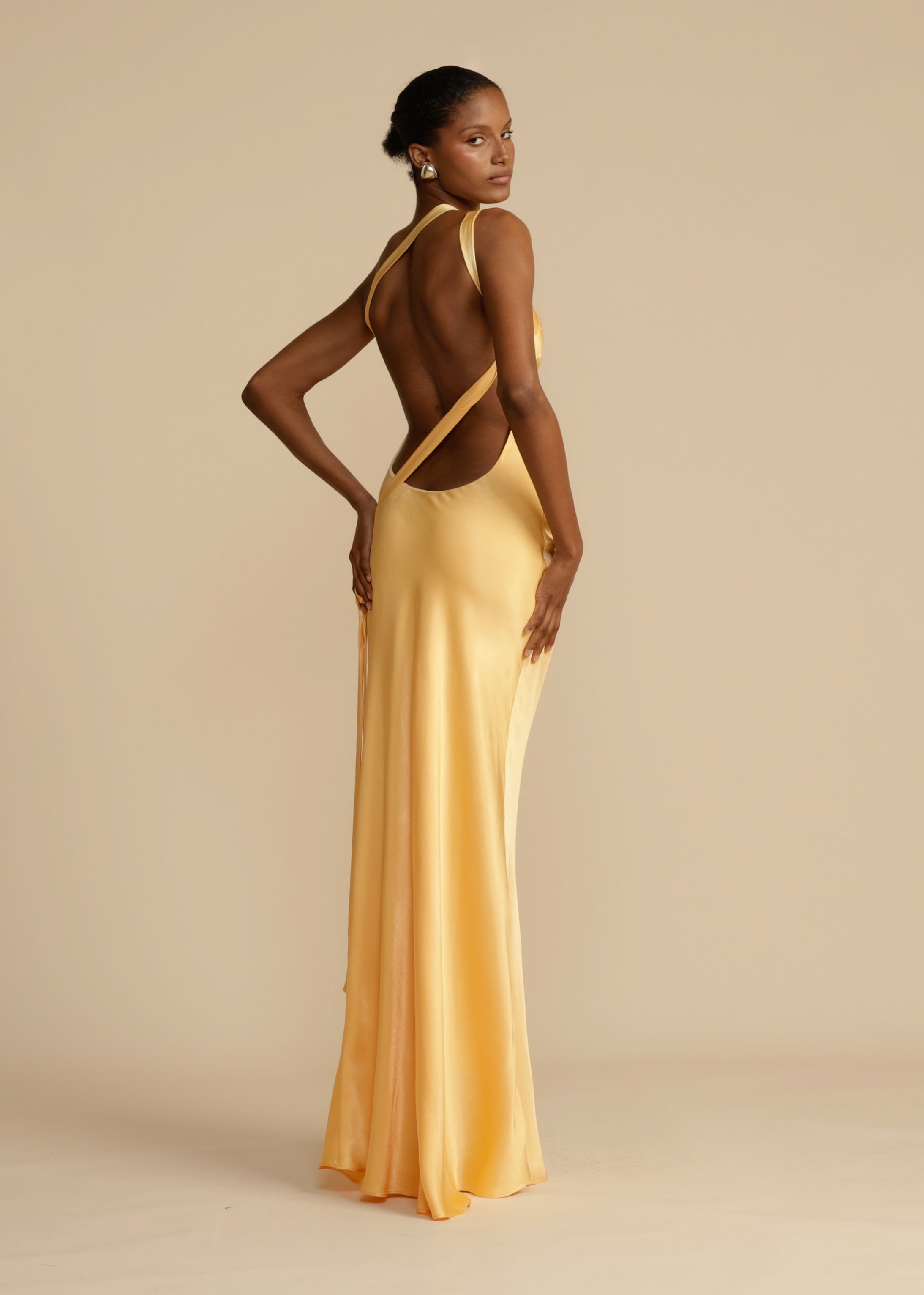 Naya | One-Shoulder Silk Dress