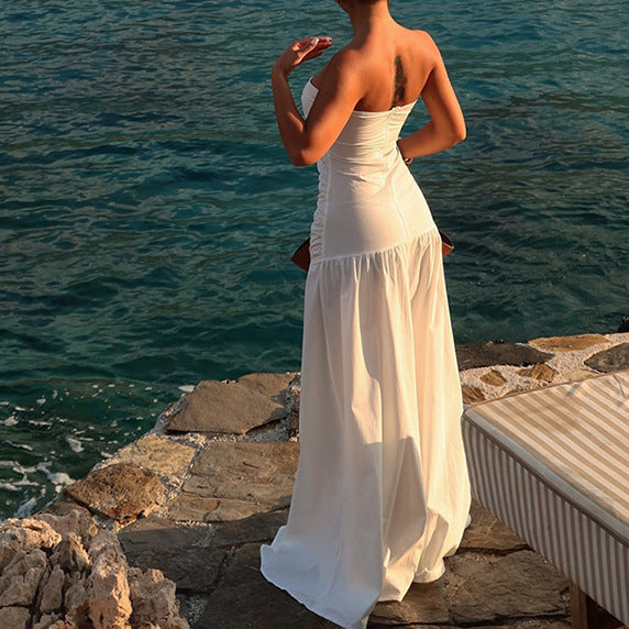 Keira | Strapless Cutout Maxi Dress