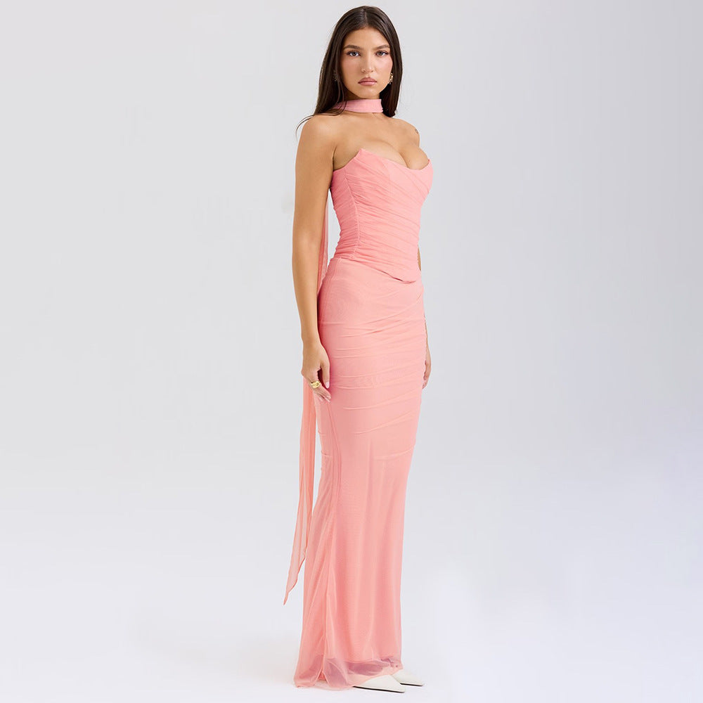 Zina | Sculpted Knit Evening Dress