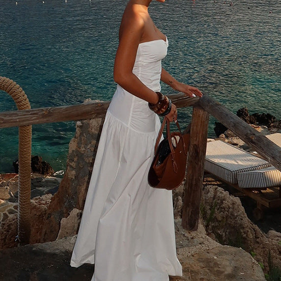 Keira | Strapless Cutout Maxi Dress
