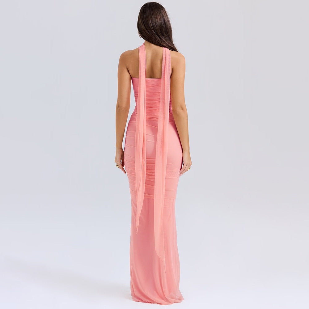 Zina | Sculpted Knit Evening Dress