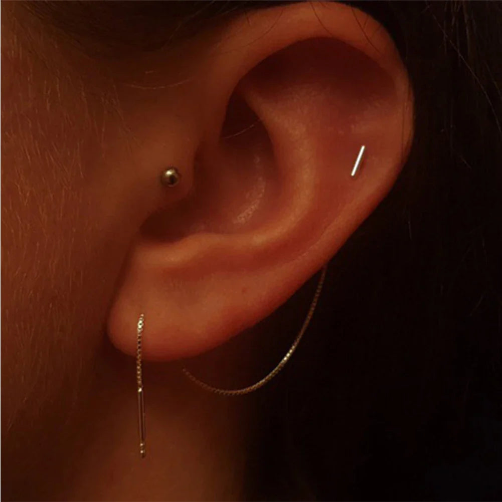 ENA | Chain Drop Earrings