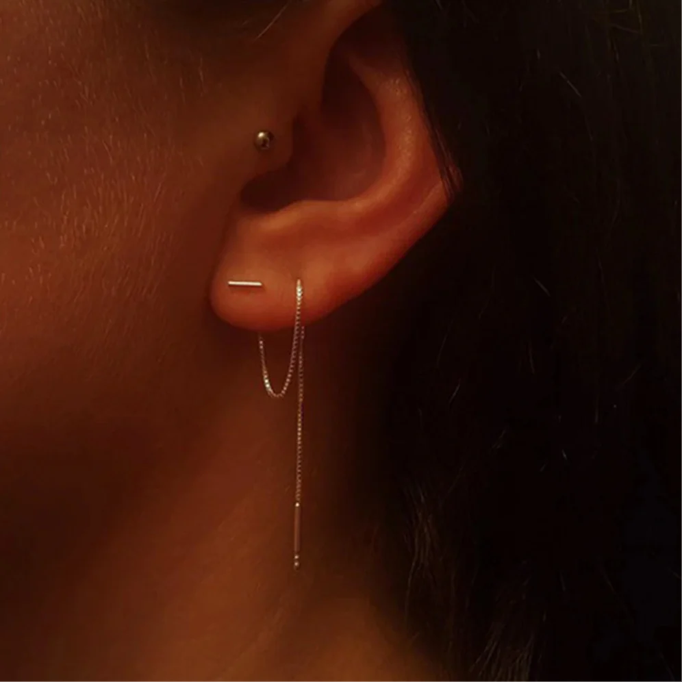 ENA | Chain Drop Earrings