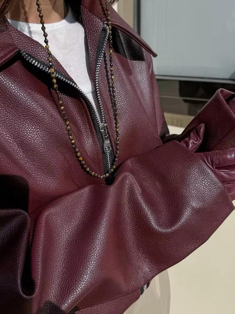 Ivy | Vegan Leather Jacket