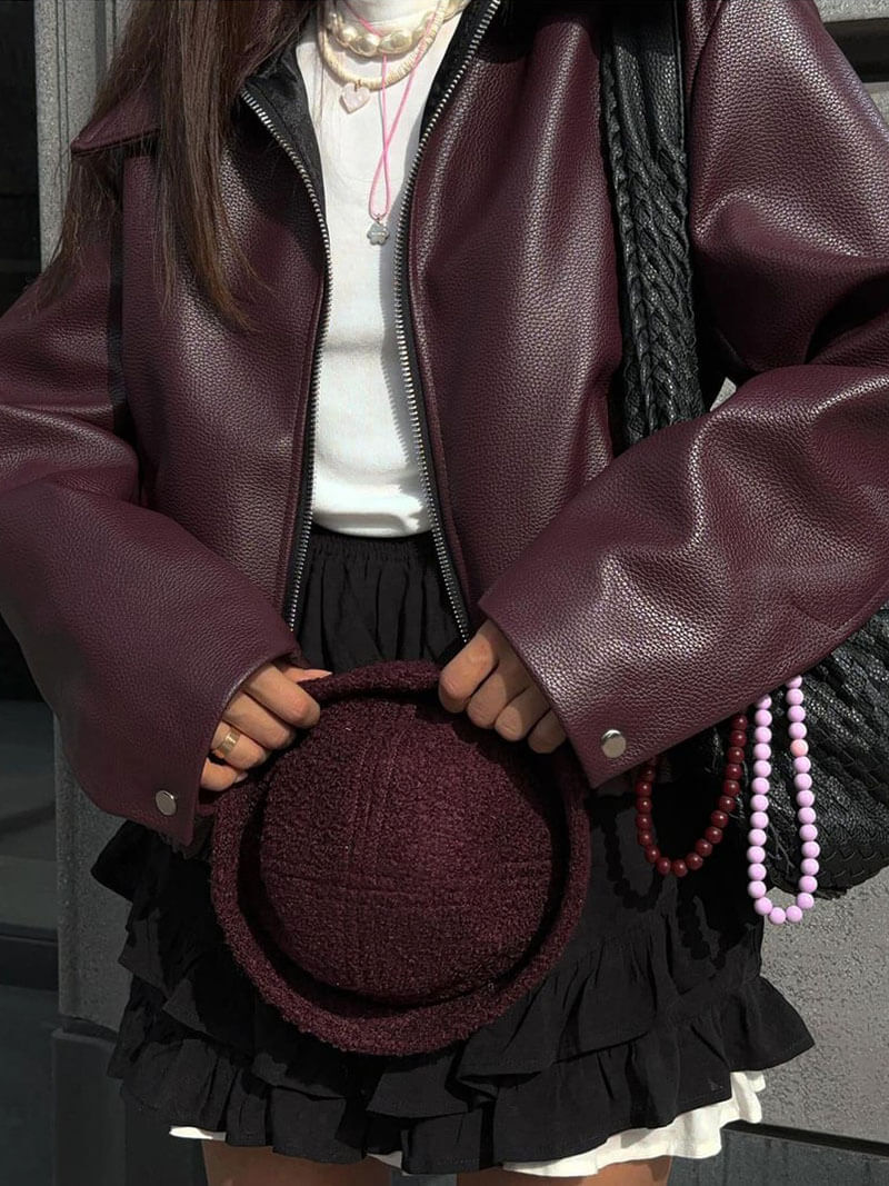Ivy | Vegan Leather Jacket