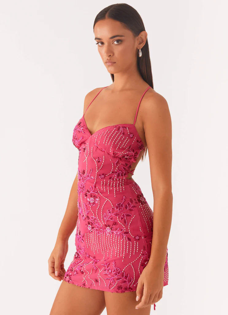 Mandy | Backless Sequin Dress