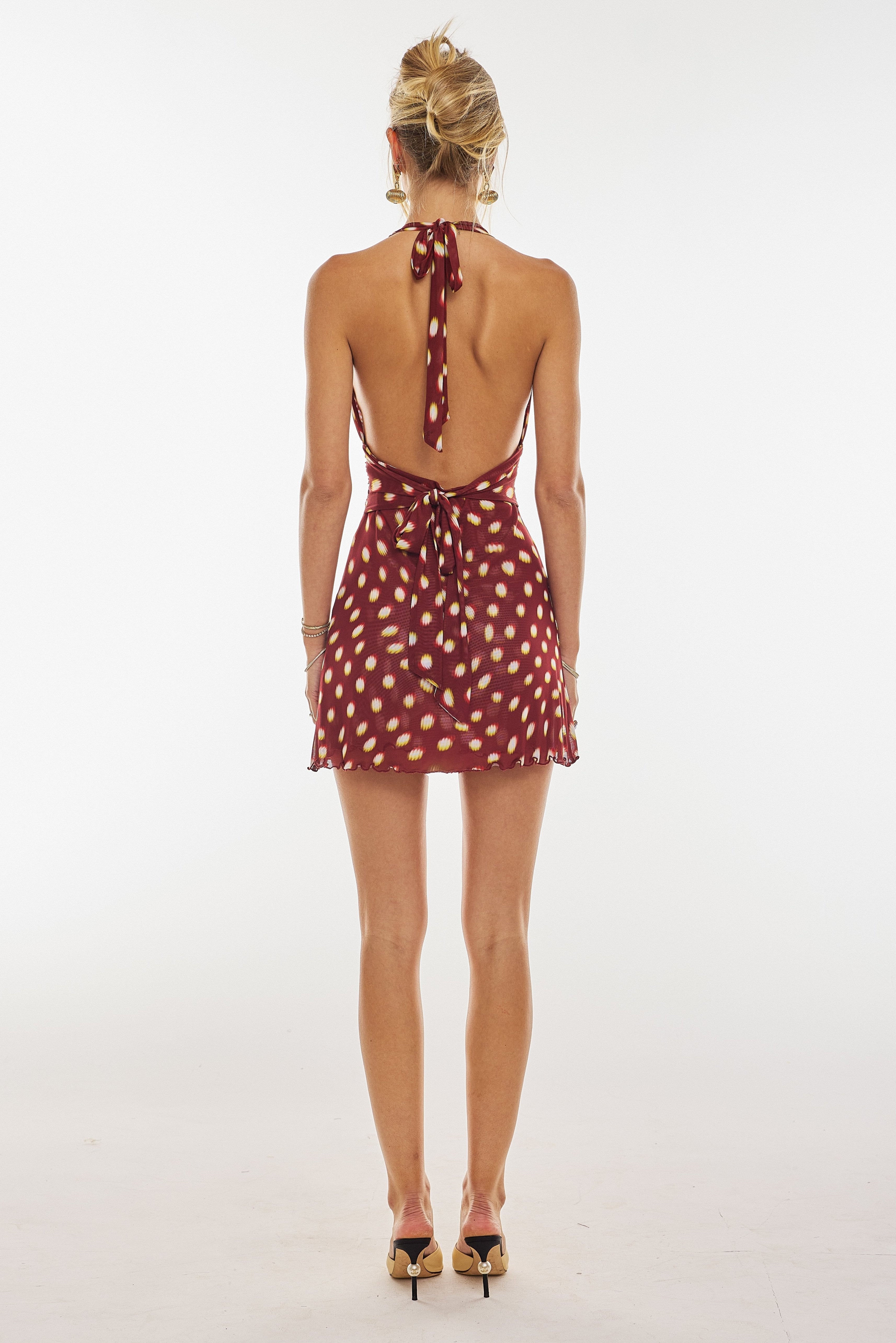 Anna | Halter Neck Mini Dress