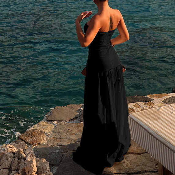 Keira | Strapless Cutout Maxi Dress