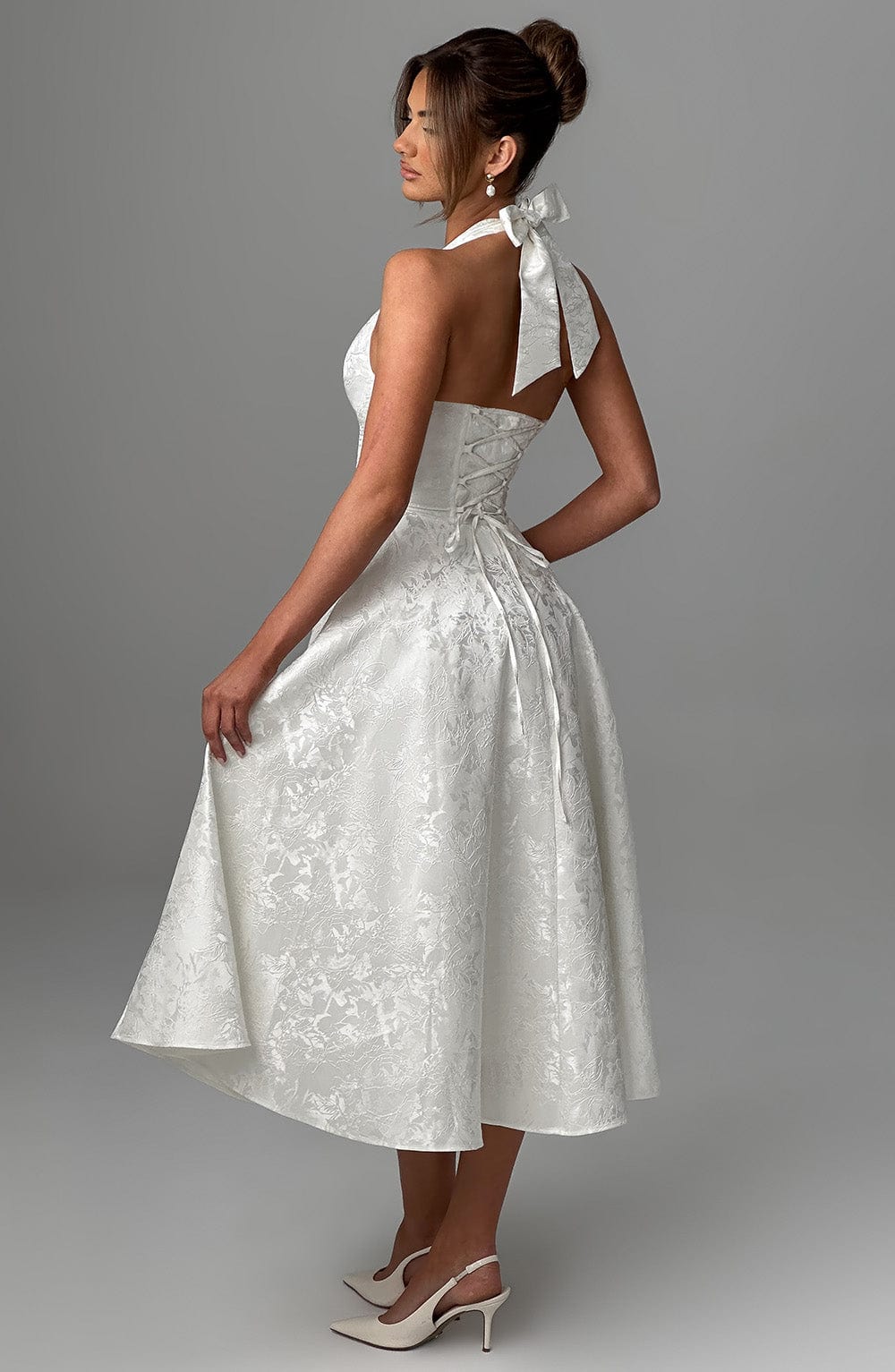 Ara | Halter Neck Midi Dress