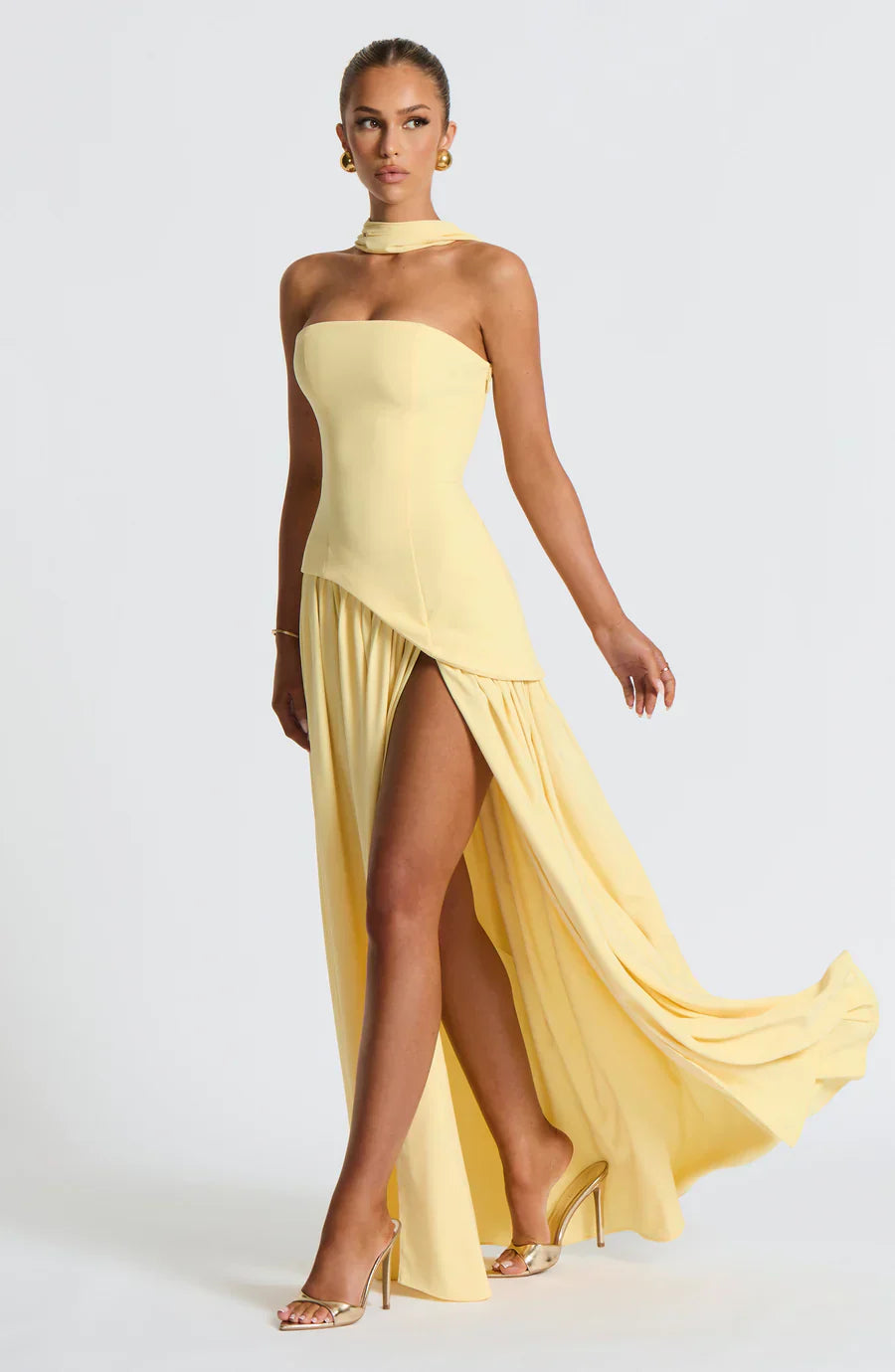 Micah | Slit Maxi Dress
