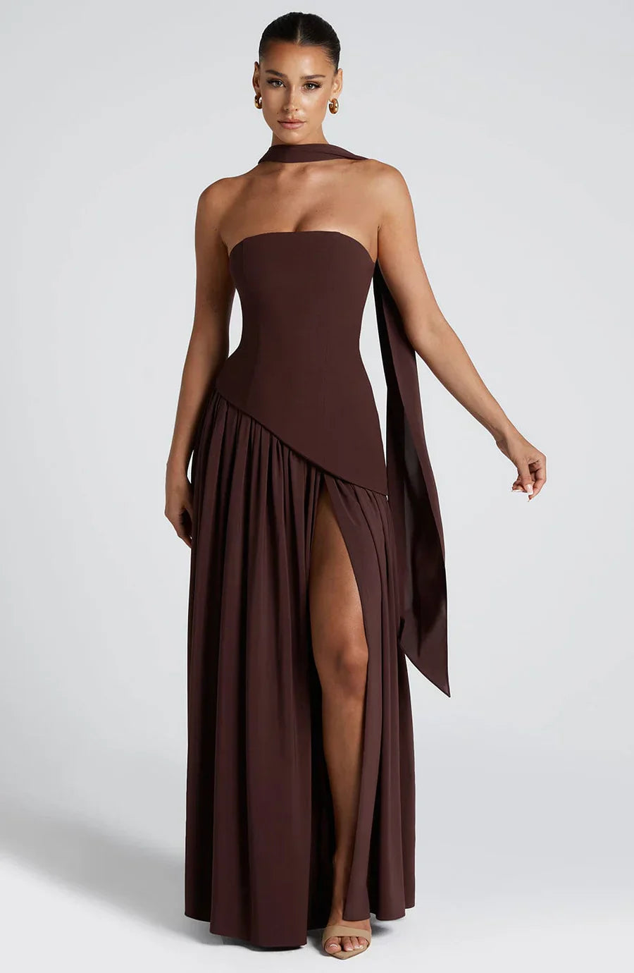 Micah | Slit Maxi Dress